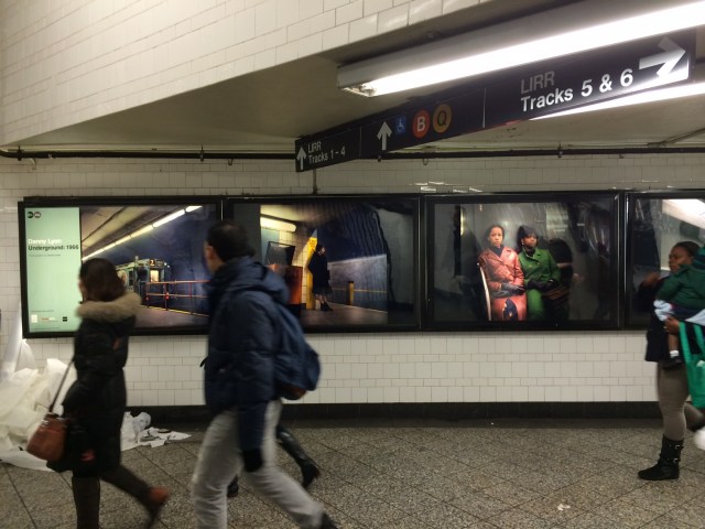 A view of the images at the Atlantic Avenue Station.